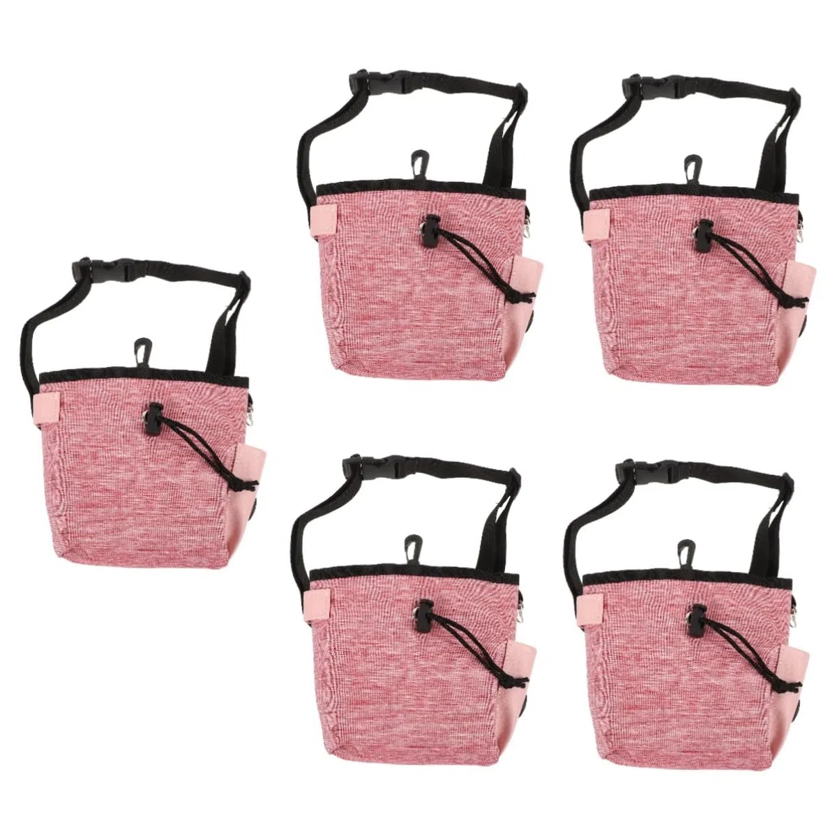 SUPVOX 5piezas Bolsa De Entrenamiento para Perros Riñonera para Golosinas y Accesorios De Mascotas para Paseos Al Aire y Adiestramiento De Cachorros