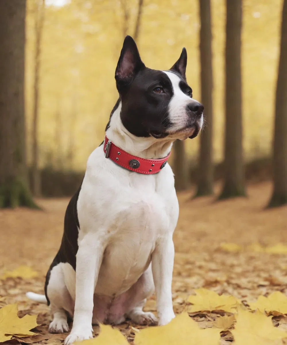 Collar de Perro de Piel, Collar de Piel auténtico Robusto de 5 cm de Ancho, Fabricado a Mano, Suave y Lujoso, una excelente opción llamativa para Razas de Perros Medianas y Grandes, marrón Talla L