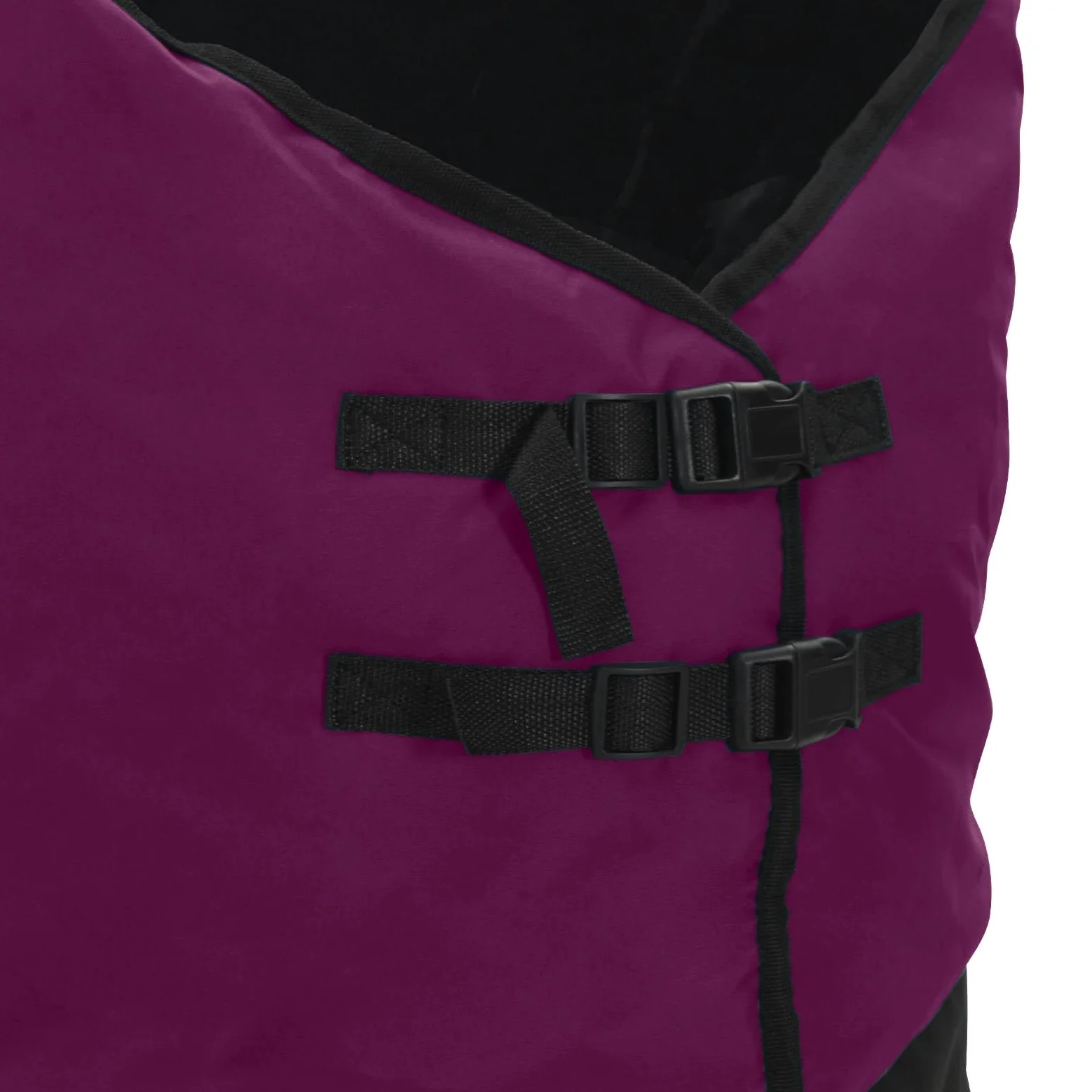 vidaXL Manta para Caballo Morado Completo 155 cm Poliéster