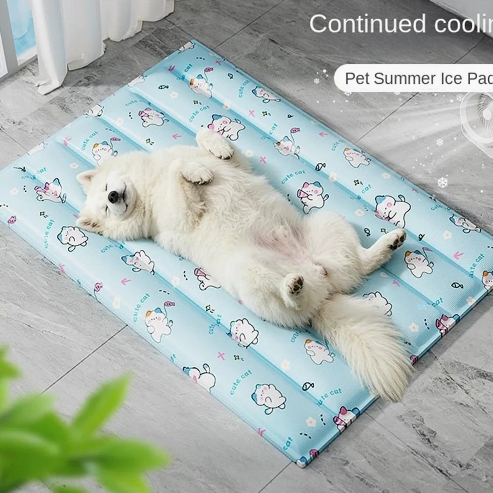 Genérico Cama De Enfriamiento para Mascotas: Lavable Impermeable Engrosado,
