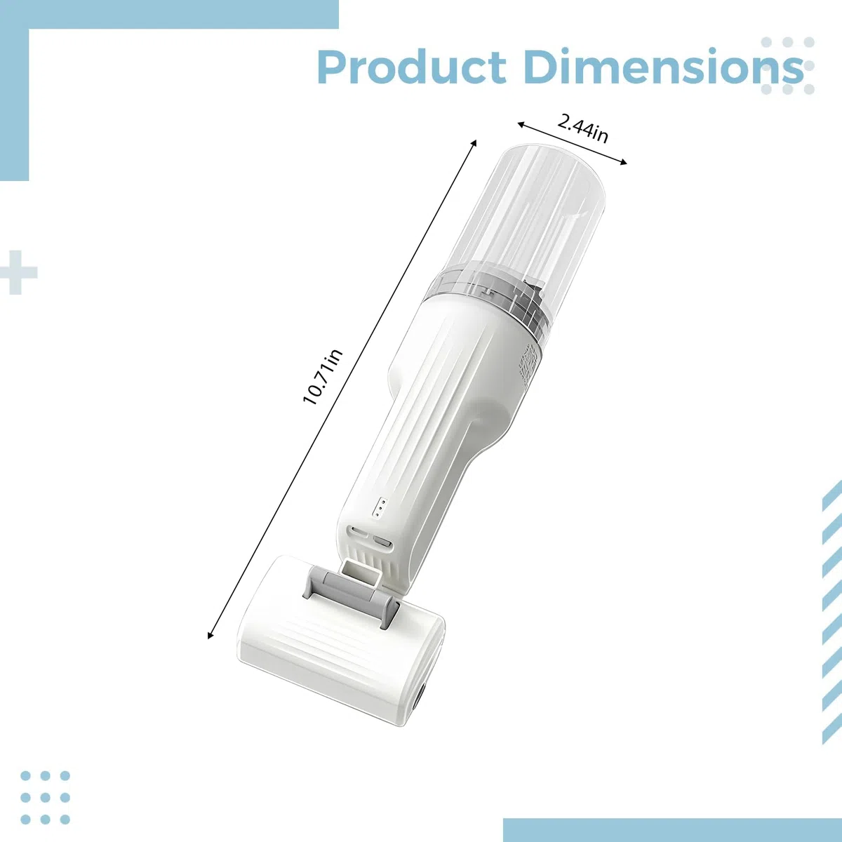 Kit de aseo 5 en 1 para perros y gatos, aspiradora inalámbrica para pelo de mascotas, cepillo eléctrico y colector, herramienta de eliminación de pelo para el hogar