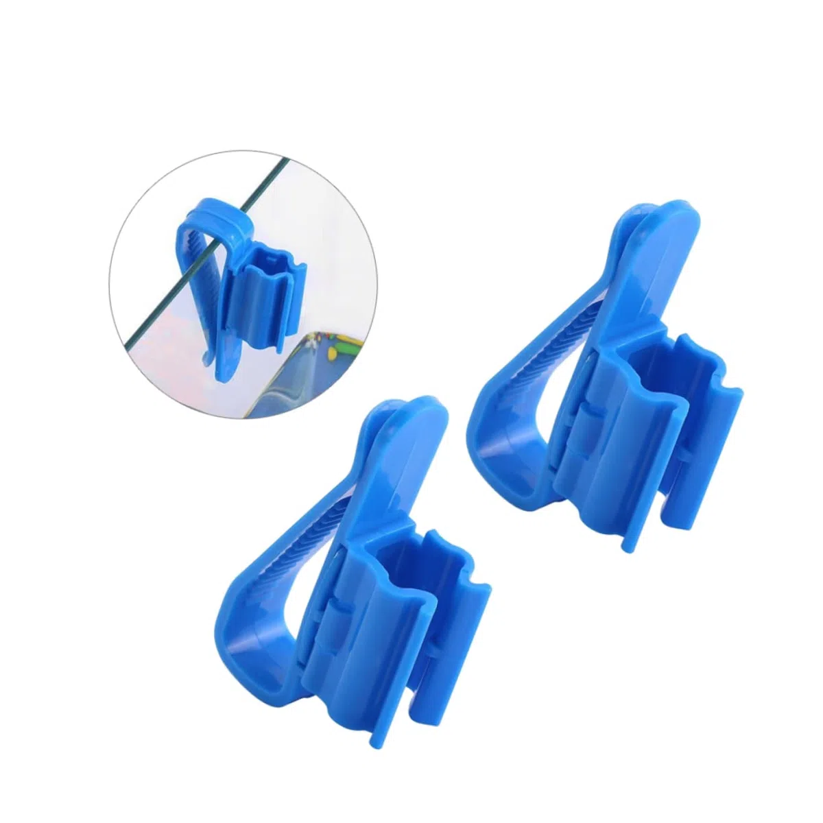 6 piezas Accesorios de acuario Soporte de manguera de agua Soportes de tubería Clip de tubería de agua de acuario co2 Tubería de acuario Clips de tubería de aire Abrazadera de soporte de tubería Acces