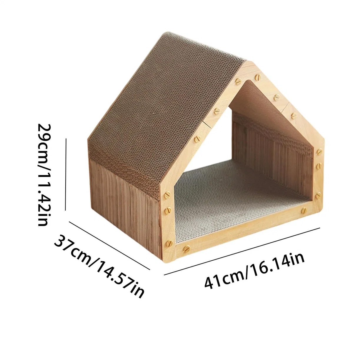 Una casa rascadora para Gatos Cama Interactiva de Juego para Mascotas y | Tablero Rascador para Gatos El en interior exterior escalada hogar dormitorio apartamento dormir y descanso