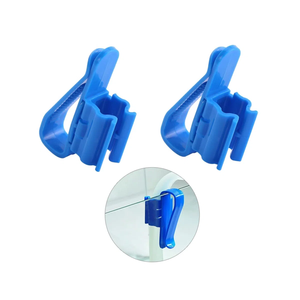 6 piezas Accesorios de acuario Soporte de manguera de agua Soportes de tubería Clip de tubería de agua de acuario co2 Tubería de acuario Clips de tubería de aire Abrazadera de soporte de tubería Acces
