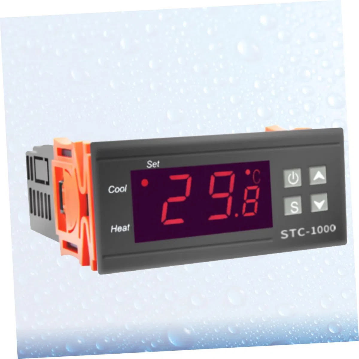 DOITOOL 2 Piezas elegante termostato incubadora pecera controlador de interruptor controladores de interruptores tanque de peces termostato controlador de temperatura del acuario cambiar