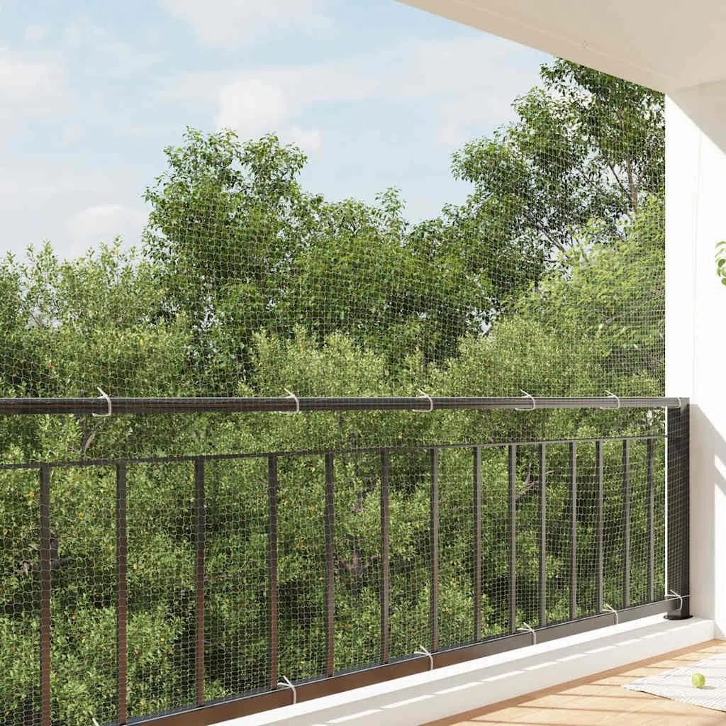 Red transparente para gatos, 3 x 2 m, nailon con cuerda de fijación y gancho, resistente a la rotura y a los rayos UV, se puede cortar para balcón, ventana, terraza, protección segura para