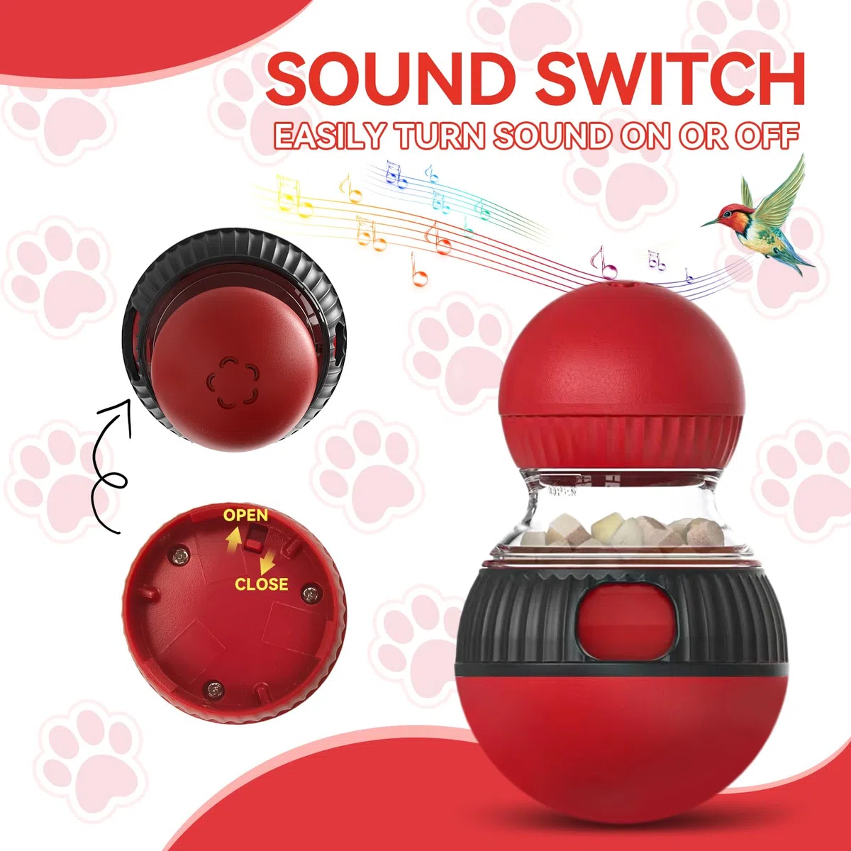 Dispensador de golosinas para gatos, dispensador de bolas de juguete para gatos, juguetes interactivos, rompecabezas de interior, rompecabezas de comida lenta, resuelve el aburrimiento y aumenta la