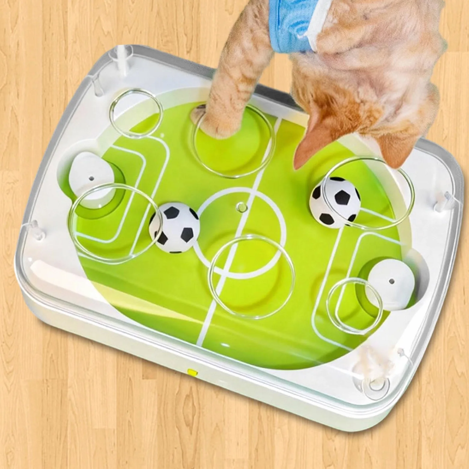 Pelota de Juguete para Gatos Juegos Interactivos de Fútbol Eléctrico para | Juguetes divertidos para gatitos para Estimulación Mental, Simulación de Caza, Rascado, Juego en