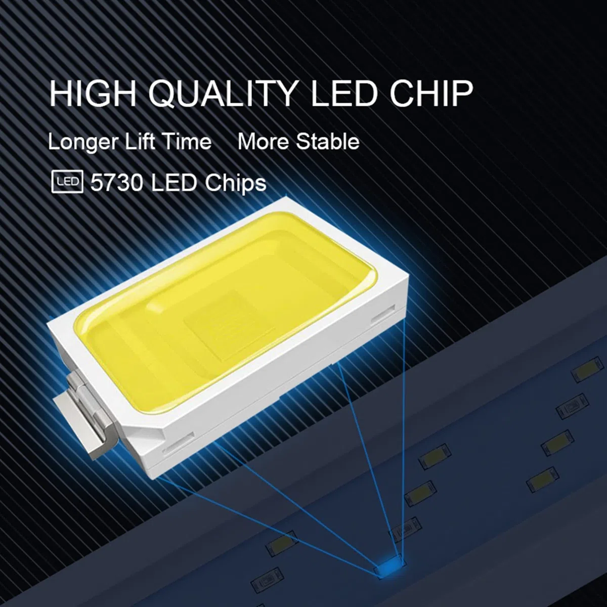 Luz para Piscina Super delgado Le Luz acuática de iluminación de acuario DS 18-7 5 cm Clip impermeable extensible en la lámpara for el tanque de peces ( 8W / 12W / 16W / 20W / 24W) Luces Sumergibles (