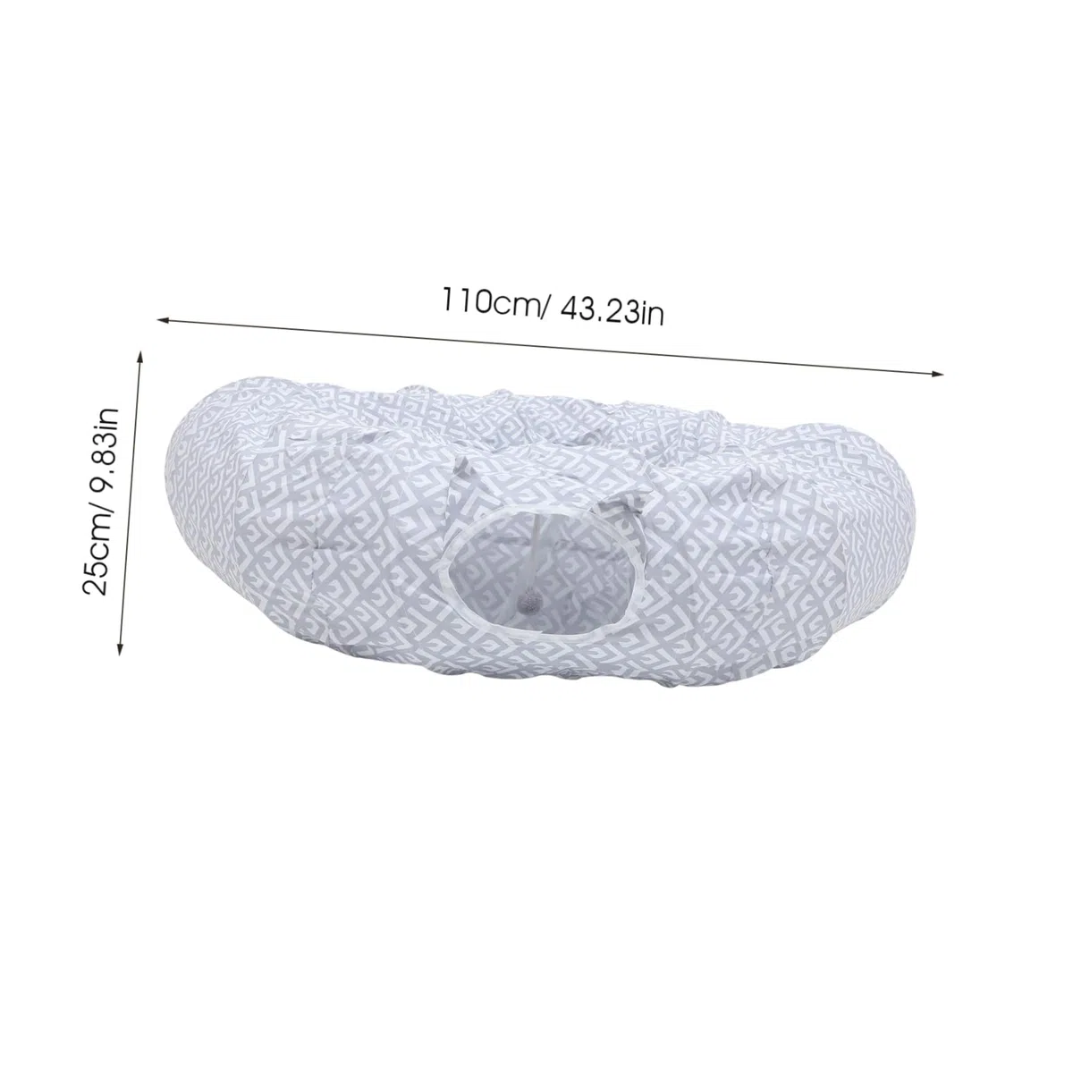 BESPORTBLE Cama Túnel para Gatos Forma De Dona Túnel Cama para Gatos De Interior para Gatitos y Conejos