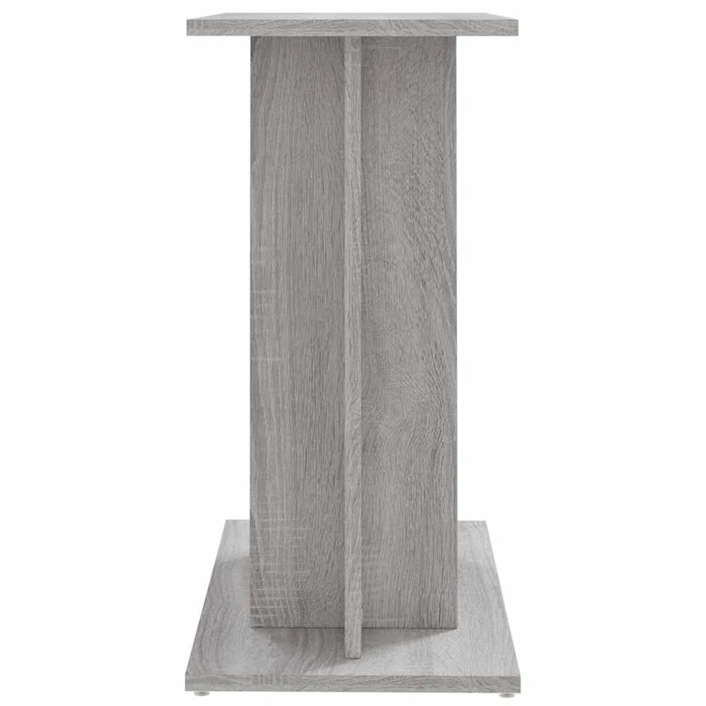 vidaXL Soporte para acuario Sonoma gris 60x30x60 cm Madera sintética
