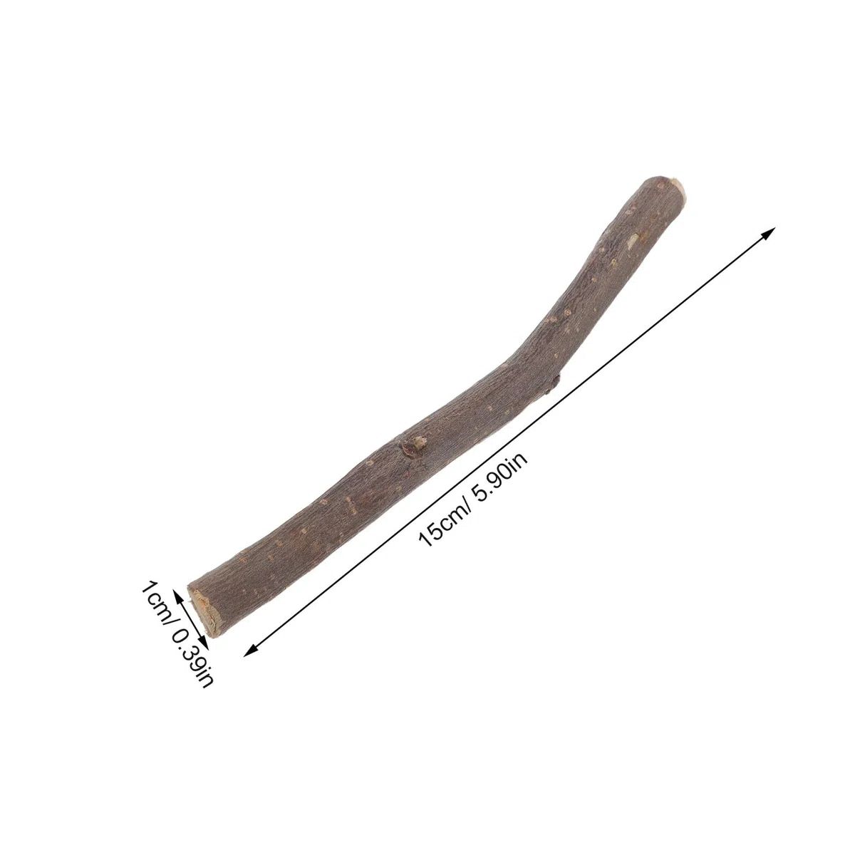 Palitos de Madera Natural para Mascotas Pequeñas de Golosinas para Roedores Juguetes para Masticar Conejos Hámster Chinchillas y Pájaros
