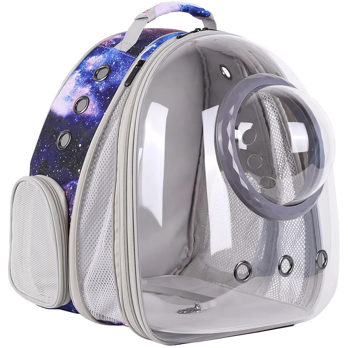 Space Capsule - Mochila transparente con ventana de burbujas para mascotas para gatos y cachorros pequeños