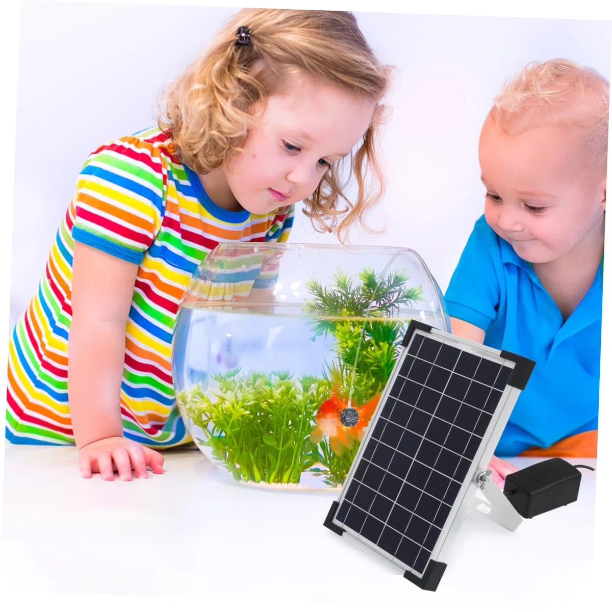 Toyvian Bomba De Oxígeno Solar para Estanques Accesorio para Peceras Aireador para Estanques Exteriores Bomba Solar De Aire para Acuario Oxigenador para Pecera