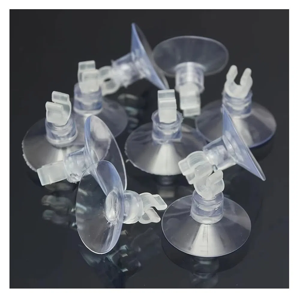 10 Ventosas De Goma For Acuario, Ideales For Sujetar Mangueras Y Tubos De Aire A Bombas.