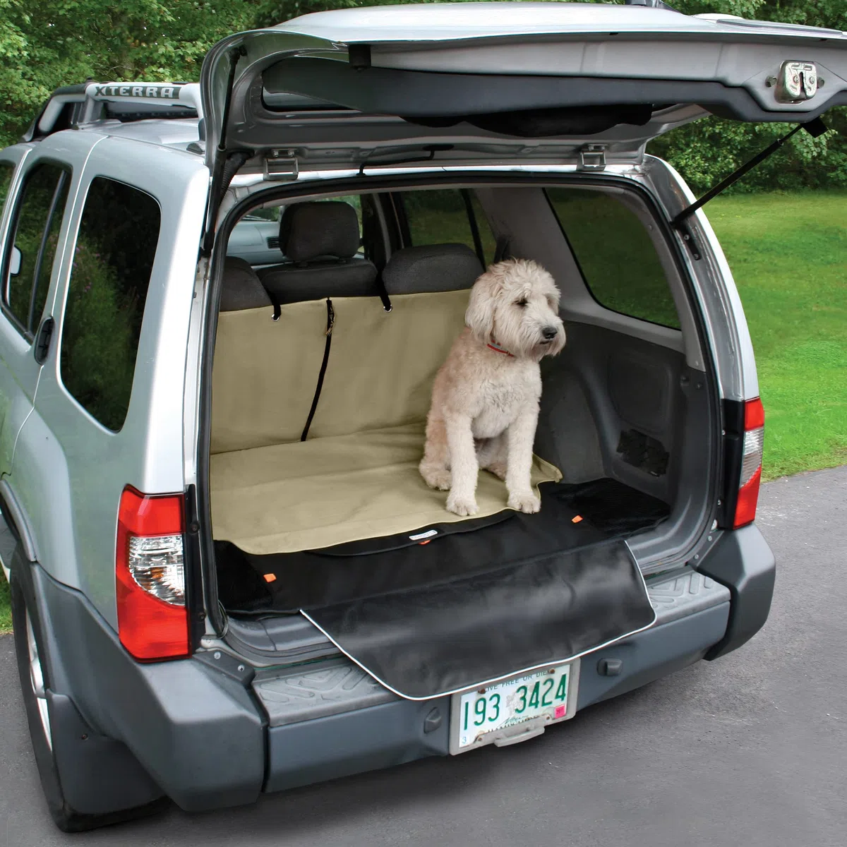 Kurgo - Protector para Maletero Impermeable para Coche y SUV, Caqui