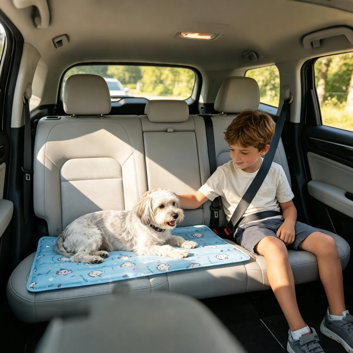 Genérico Cama De Enfriamiento para Mascotas: Lavable Impermeable Engrosado,