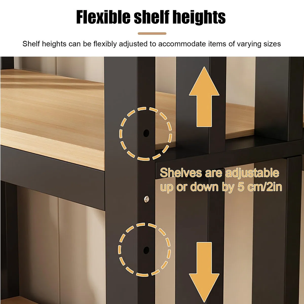 Soporte para Acuario de Madera Maciza, Soporte para Pecera | Diseño de Almacenamiento de 3 Niveles, Ajustable en 5 cm, Capacidad de 100 kg(Black A,100x40x100cm/39x16x28in)