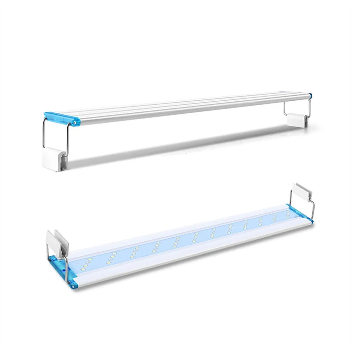 Luz para Piscina Super delgado Le Luz acuática de iluminación de acuario DS 18-7 5 cm Clip impermeable extensible en la lámpara for el tanque de peces ( 8W / 12W / 16W / 20W / 24W) Luces Sumergibles (