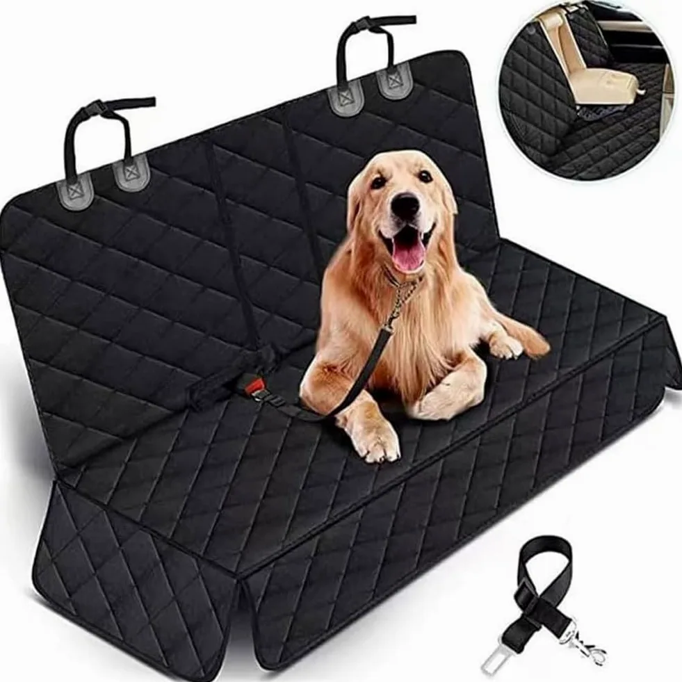 Funda Coche Perro Protector Asiento para Dogs - Dog Car Seat Cover for Back Seat, Funda de Asiento para Perros Funda Perros Coche Impermeable Interior Trasero