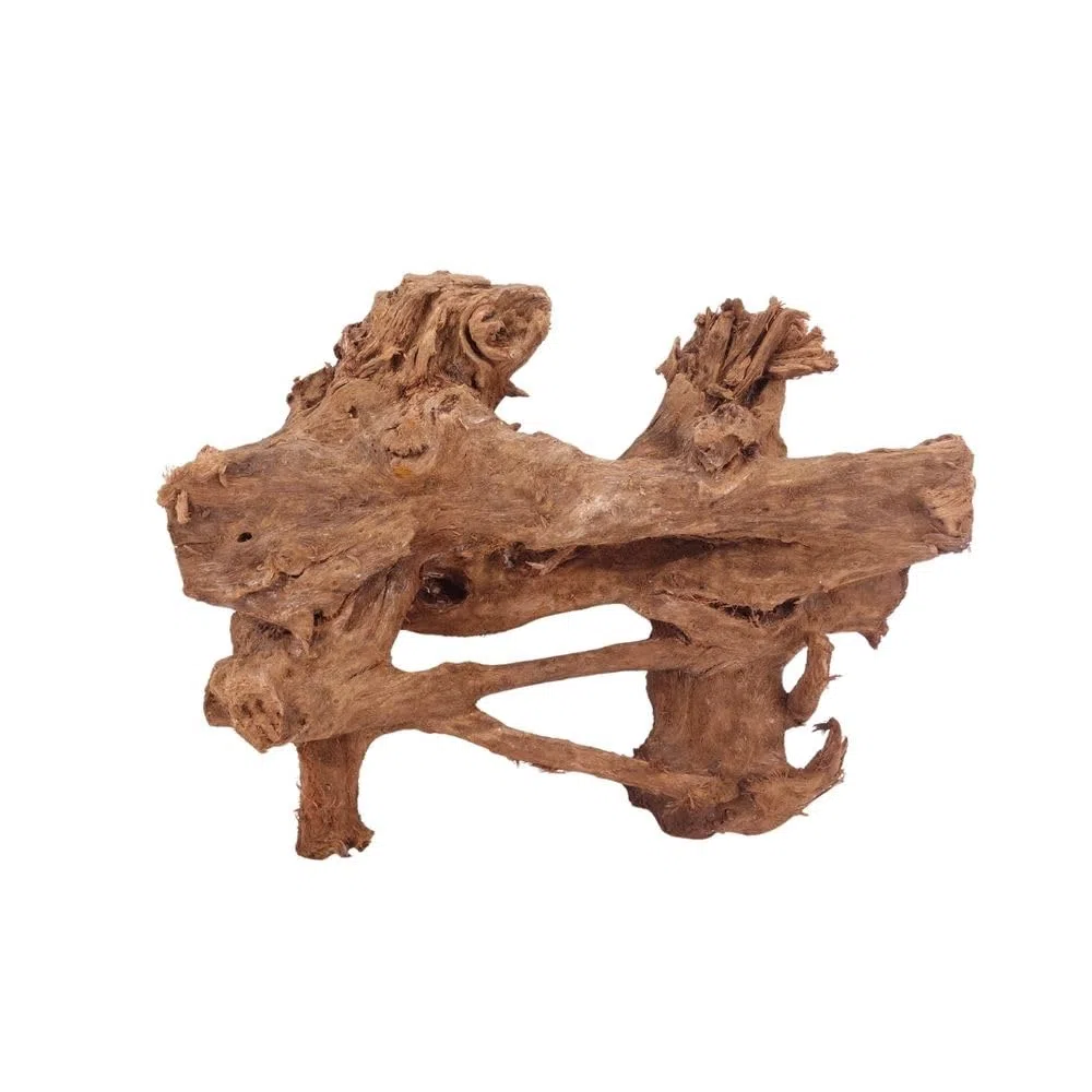 AquaOne Acuario de raíz decorativa L de manglar, madera auténtica, nº 2859, decoración de madera, plantas acuáticas, paisaje, musgo, naturaleza