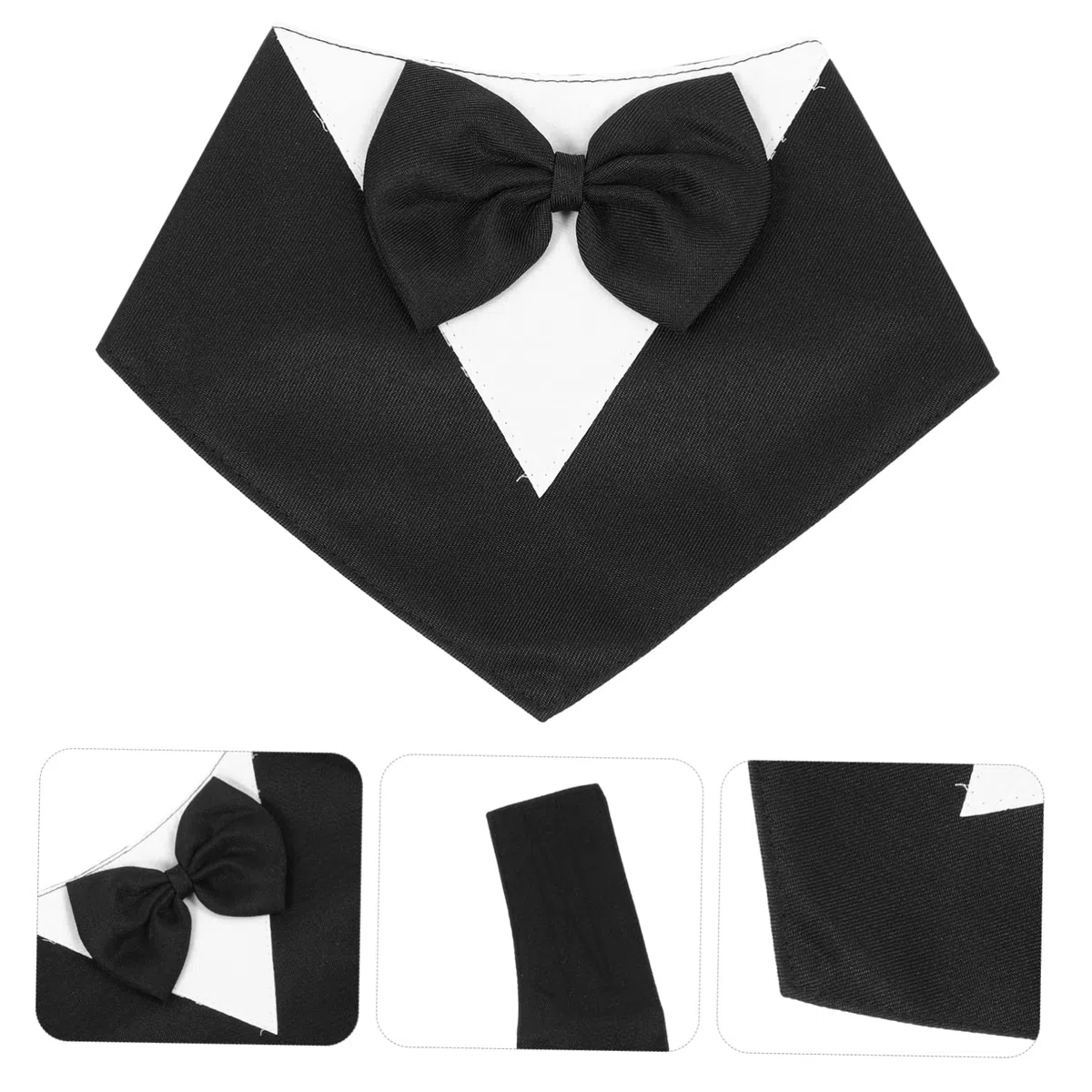 Didiseaon 5piezas Bandana para Perros Pajarita Collar De Fiesta De Cumpleaños para Mascotas De Estilo Elegante Mediano