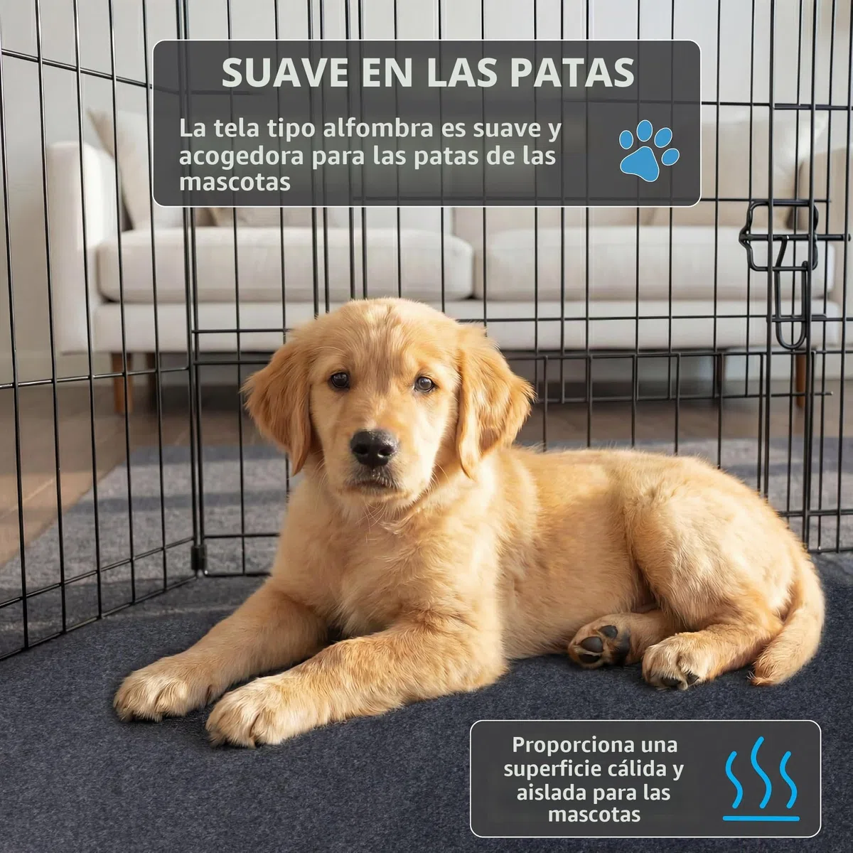 Drymate Tapete para corralito para Perros, Absorbente, Impermeable, Antideslizante, Lavable a máquina, tamaño XL (60 x 74 Pulgadas), Almohadilla Reutilizable para Cachorros para Entrenamiento, Parto,