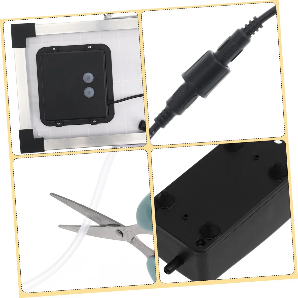 Toyvian Bomba De Oxígeno Solar para Estanques Accesorio para Peceras Aireador para Estanques Exteriores Bomba Solar De Aire para Acuario Oxigenador para Pecera