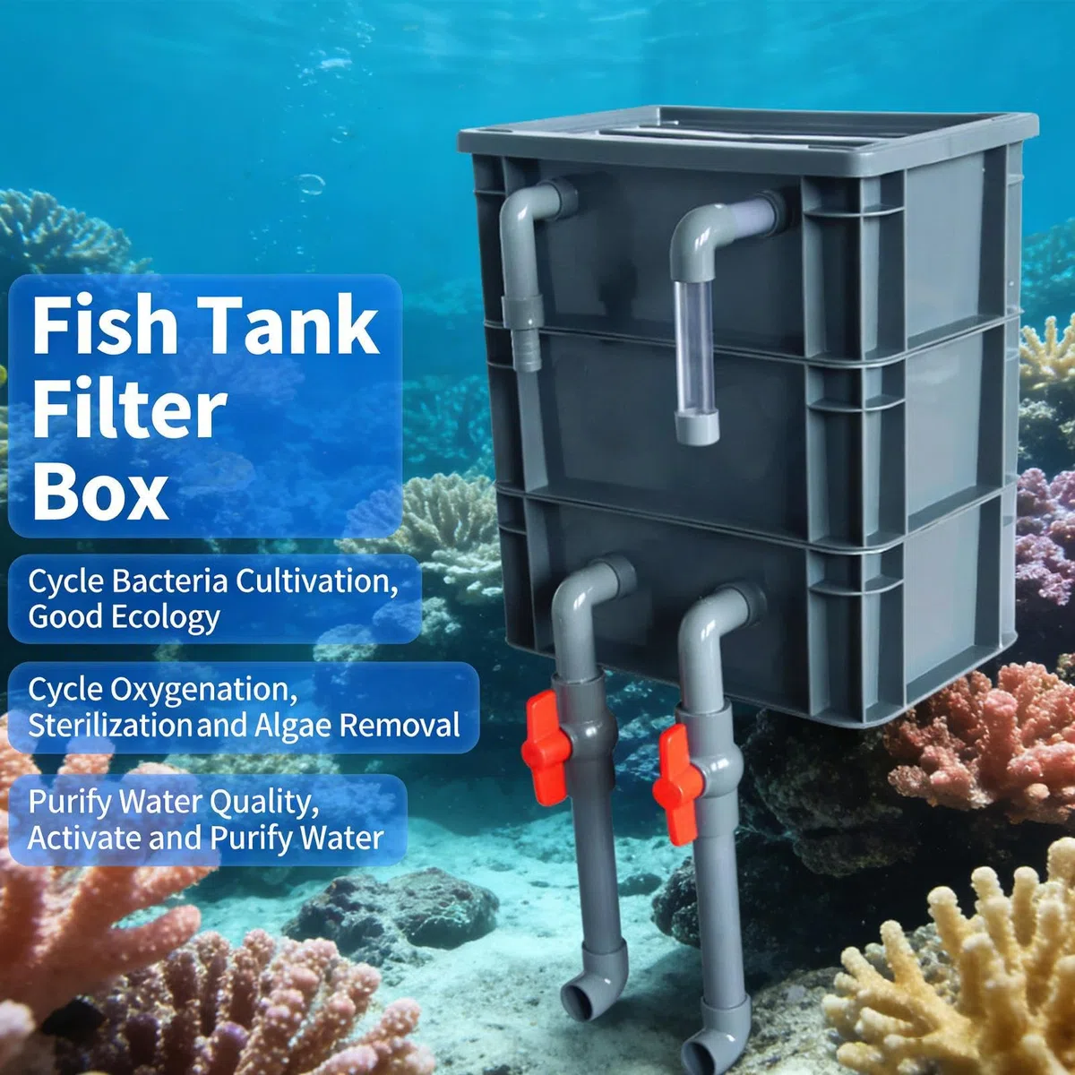 de filtro para acuario Suministros de filtración multifuncionales y de