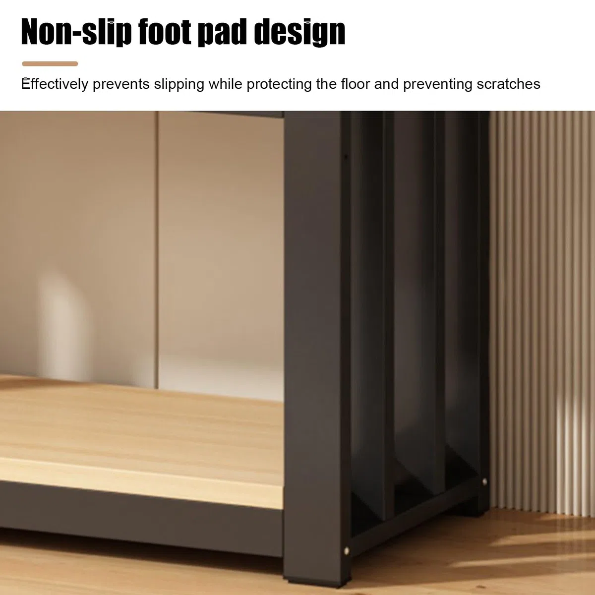 Soporte para Acuario de Madera Maciza, Soporte para Pecera | Diseño de Almacenamiento de 3 Niveles, Ajustable en 5 cm, Capacidad de 100 kg(Black A,100x40x100cm/39x16x28in)