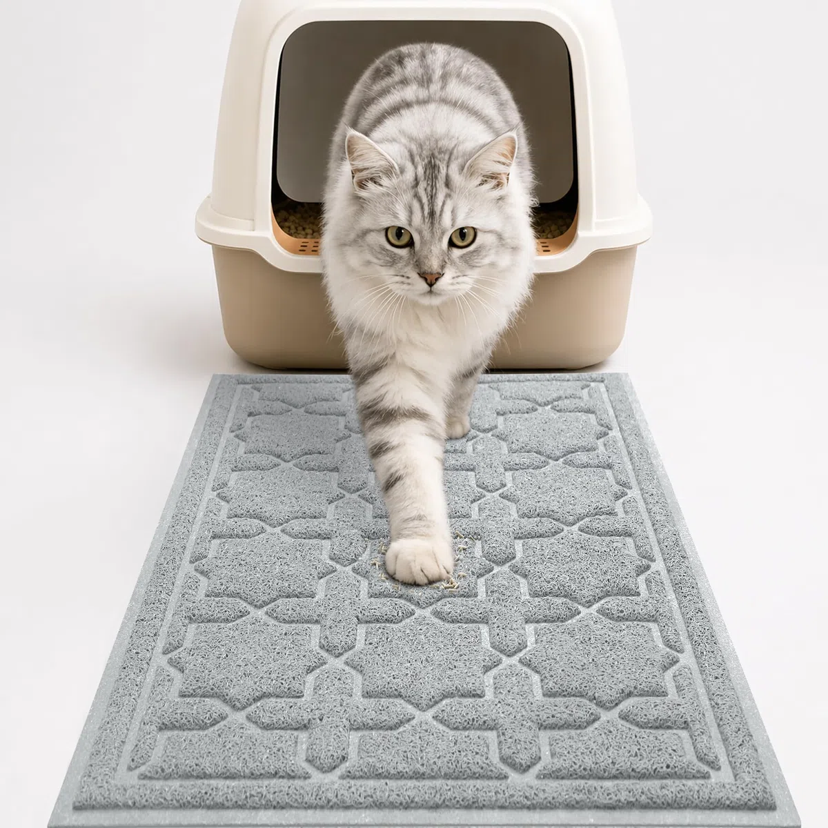 Yimobra Tapete impermeable para arena para gatos, 24 x 20 pulgadas, color