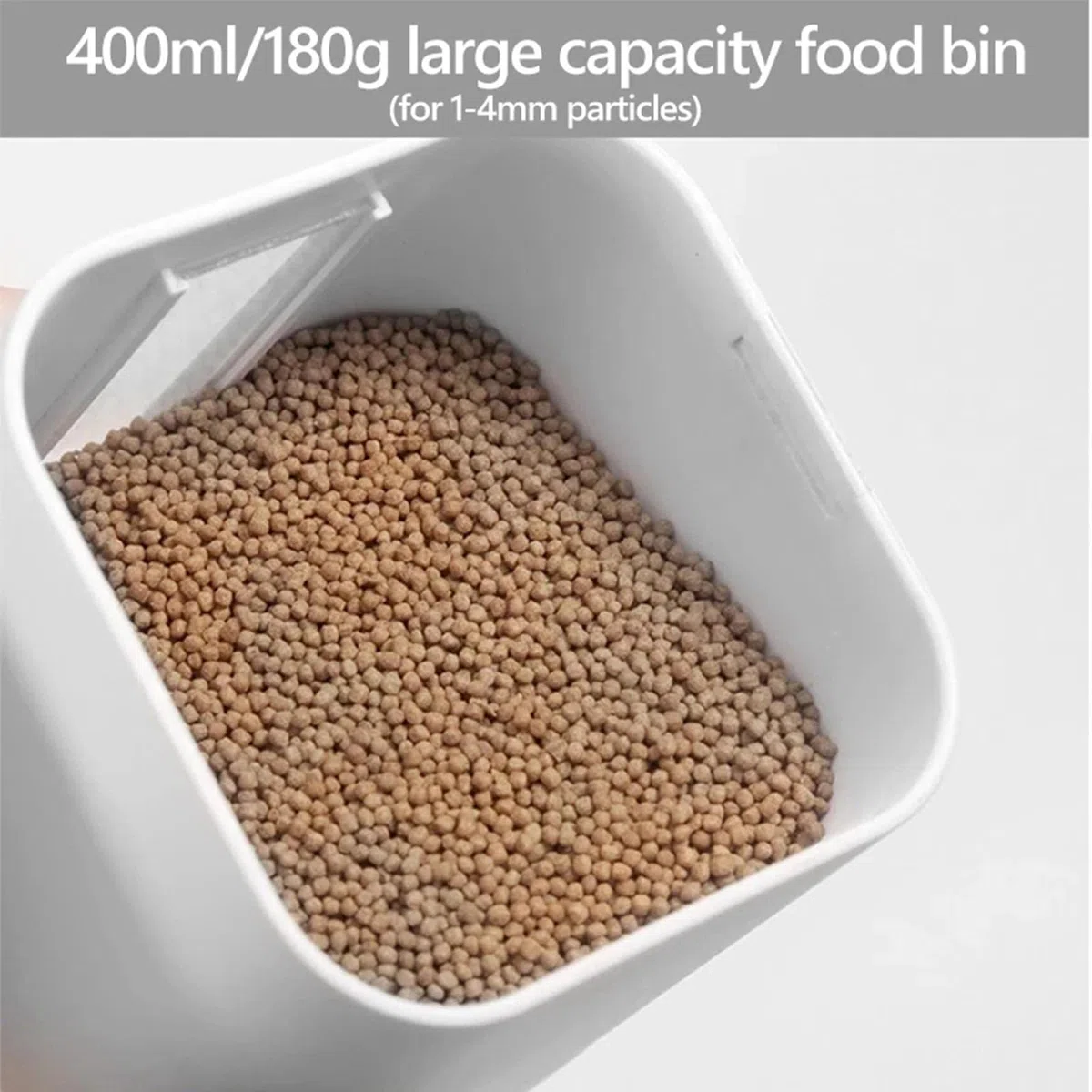 Dispensador Automático de Alimento para Peces, Ideal para Estanques Y Acuarios, Desmontable, Vacaciones Al Aire Libre.
