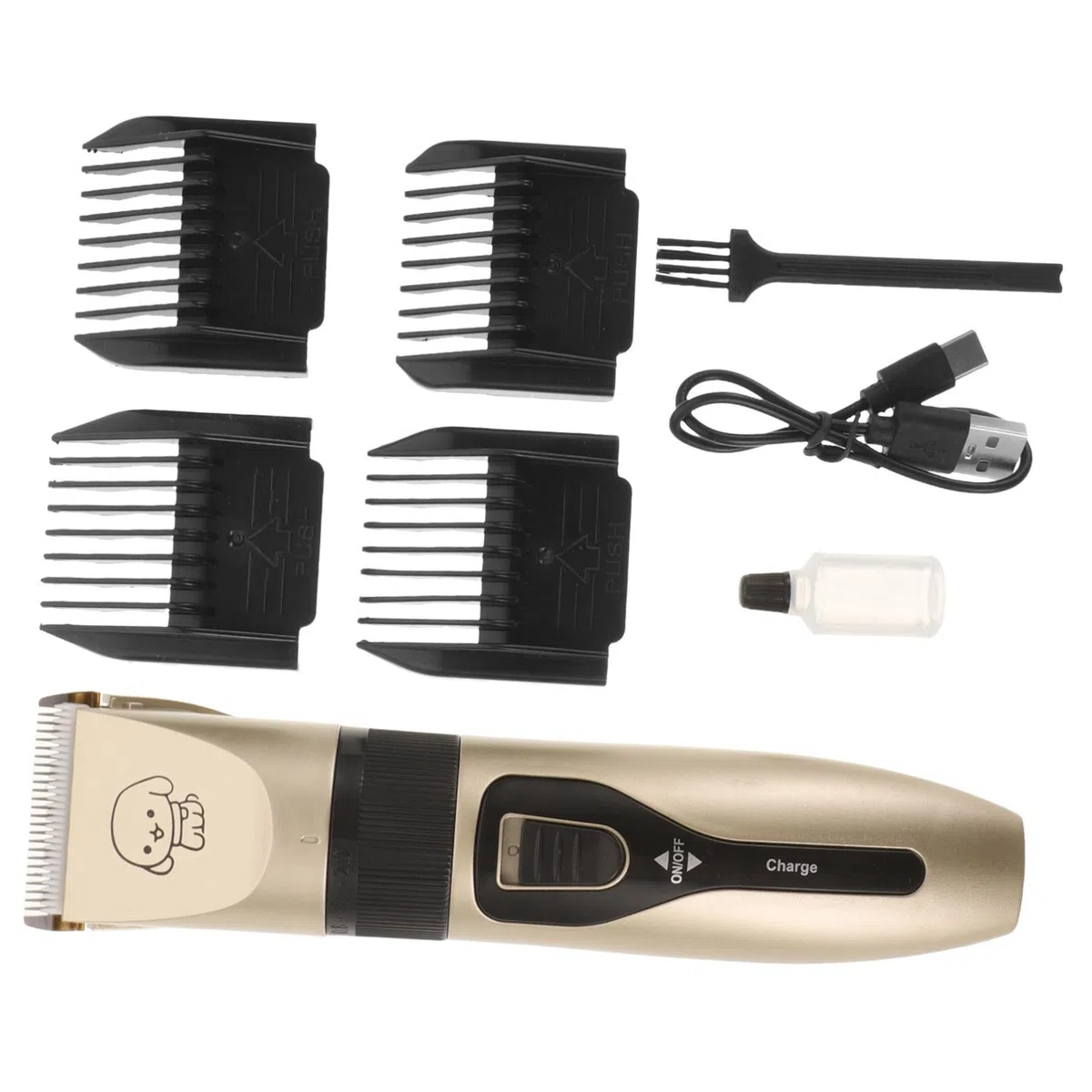 1200mah Cortapelos 4 Piezas, Carga Usb, para Perros y Gatos