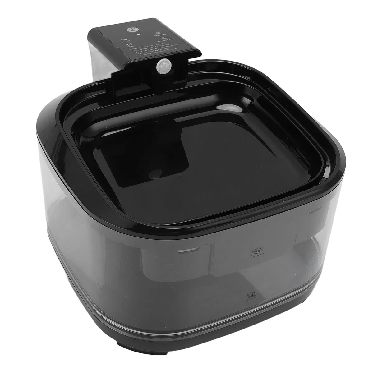 Haofy Fuente de Agua para Gatos de 4,5 L, Dispensador Automático de Agua para Gatos, Fuente de Silenciosa de Gran Capacidad para Mascotas con Triple Filtración para, Perros (Black)
