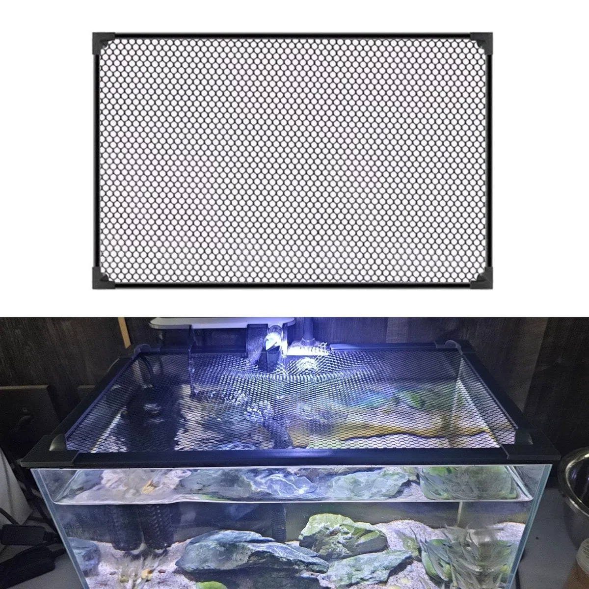 Tapa Magnética For Acuario, Red De Malla Antisaltos