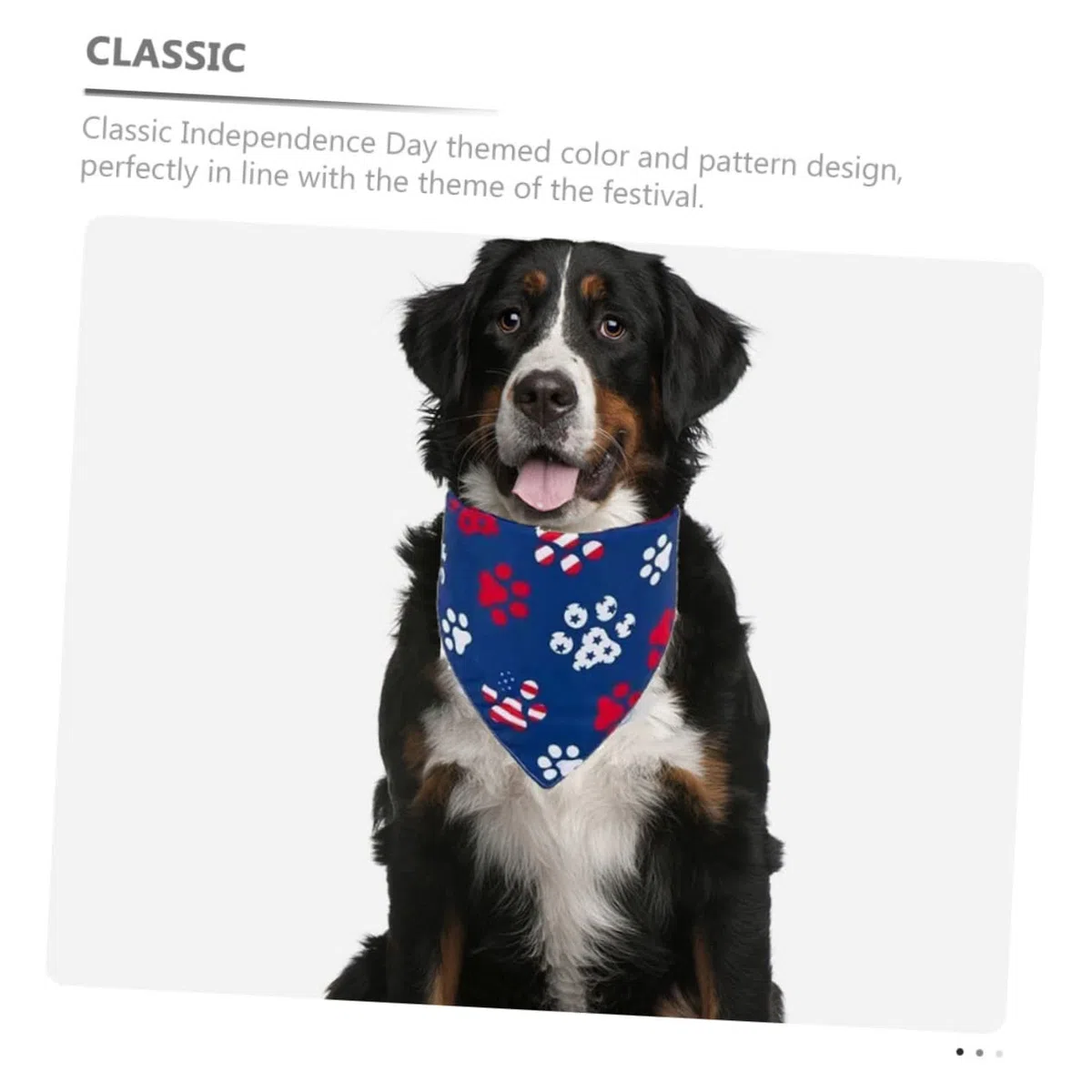 Sosoport 20piezas Pañuelos Triangulares para Mascotas Bandanas Decorativas De Día Independencia para Perros y Gatos Kit De Bufandas Ligeras y Cómodas para Mascotas