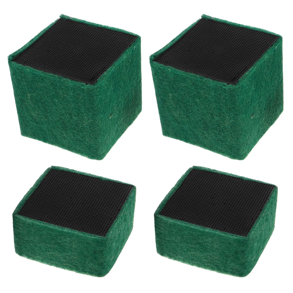 Mobestech Cubo Purificador de Agua para Acuario 4 Piezas 2 Pequeños 2 Grandes Filtro de Carbón Activado Ecológico Sistema de Filtración Silencioso para Peceras y Estanques