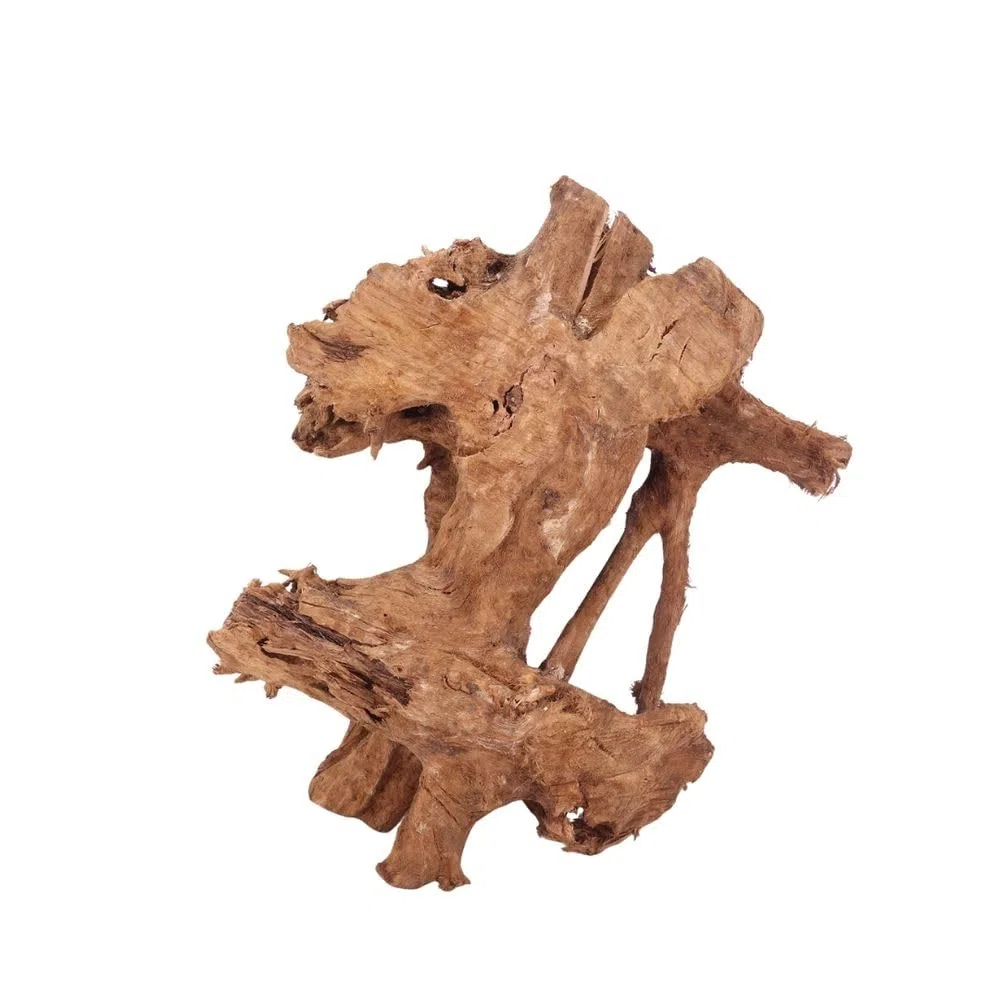 AquaOne Acuario de raíz decorativa L de manglar, madera auténtica, nº 2859, decoración de madera, plantas acuáticas, paisaje, musgo, naturaleza