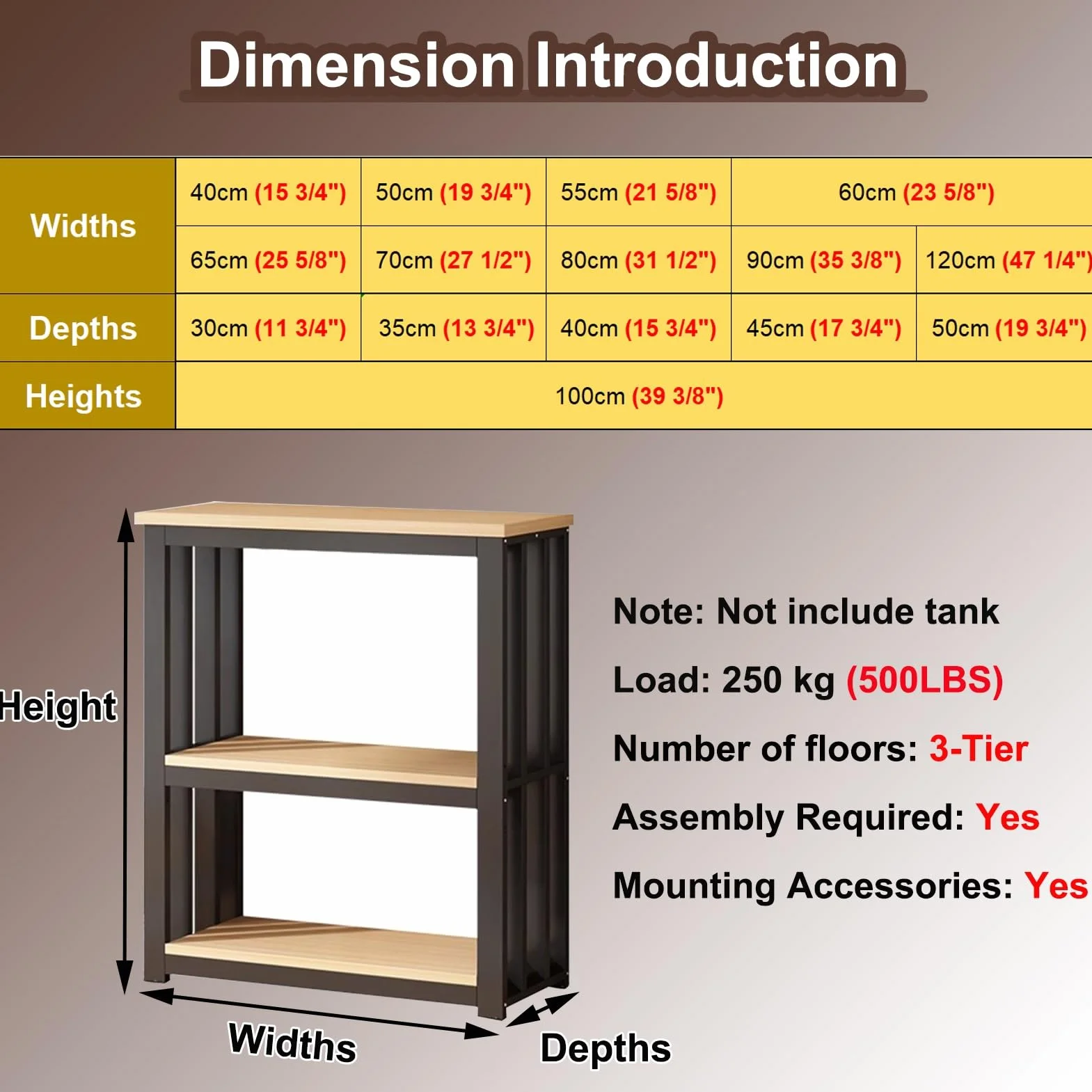 Soporte de metal pesado para acuario, armario para tanque de reptiles con accesorios, adecuado para múltiples tanques, diseño resistente y elegante