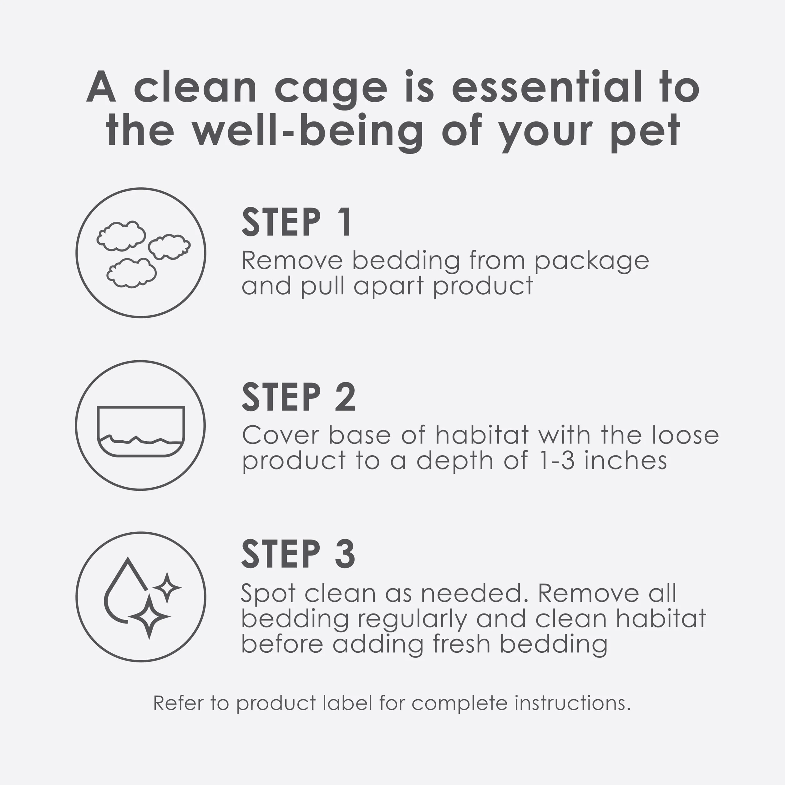 Kaytee Clean & Cozy - Ropa de Cama Natural para Mascotas de Animales pequeños SIOC 2/50 litros, Color marrón